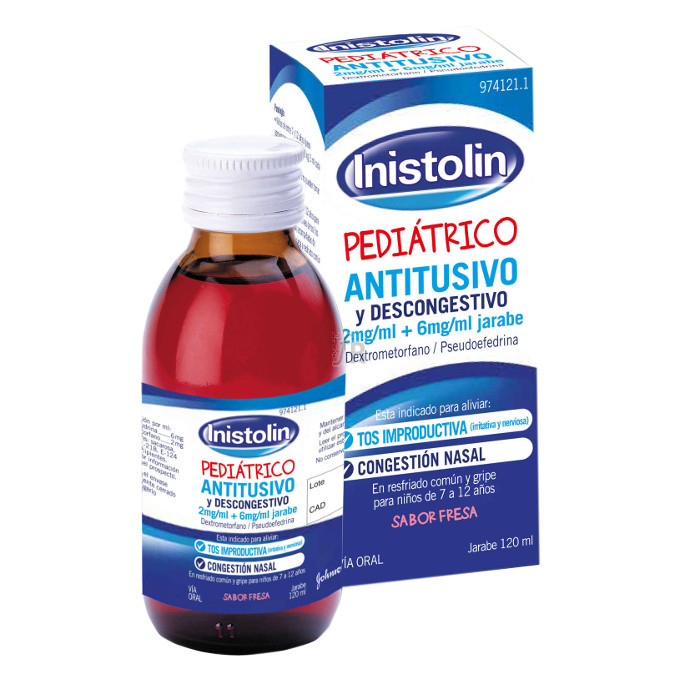 Inistolin Pediatrico Antitusivo Descongestivo (2/6 Mg/Ml Jarabe 120 Ml) - Johnson & Johnson