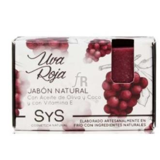 Pack Jabon Natural Sys Premium Uva Roja 6X100 G