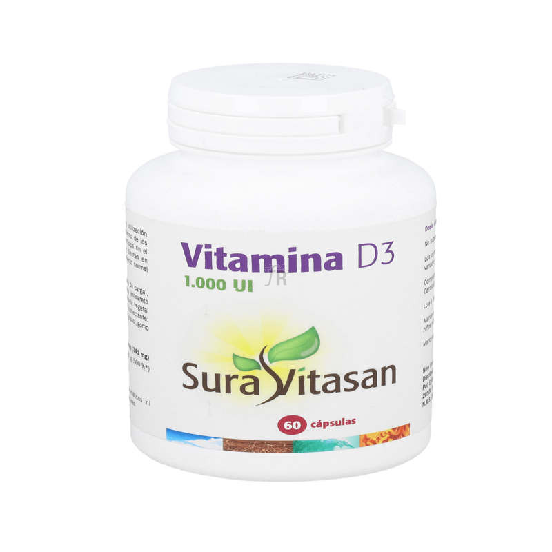 Vitamina D3 1000Ui 60 Capsulas Suravitasan