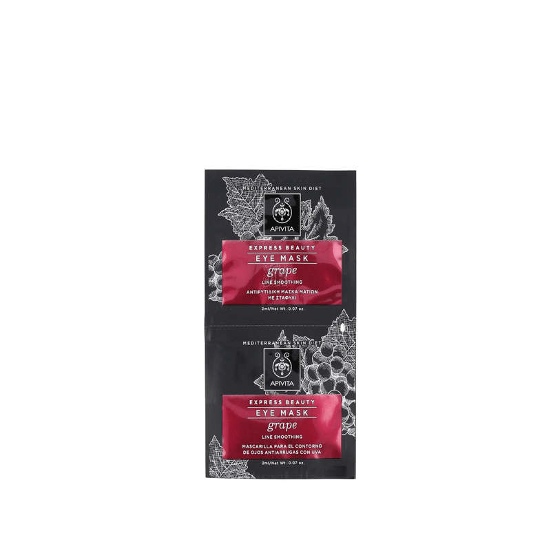 Apivita Express Beauty Mascarilla Ojos Uva 2.2Ml