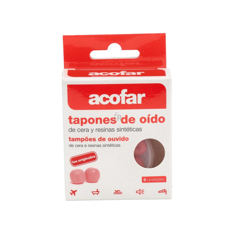 Tapones Oidos Acofarma Cera 6 U