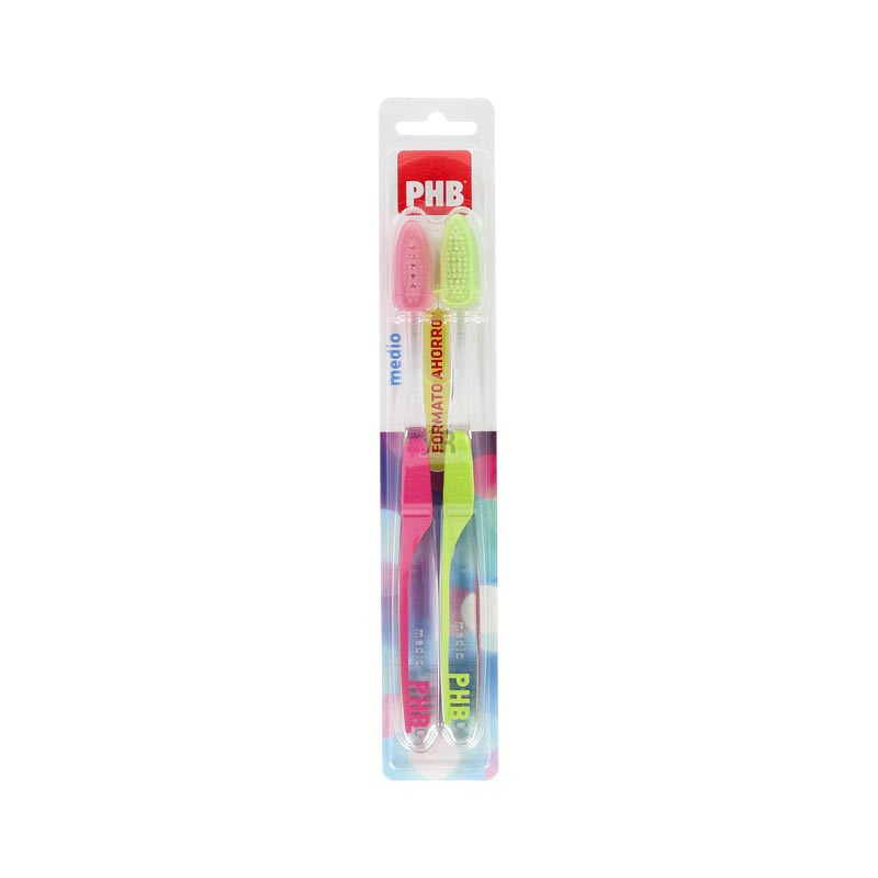 Cepillo Dental Phb Plus Medio Duplo