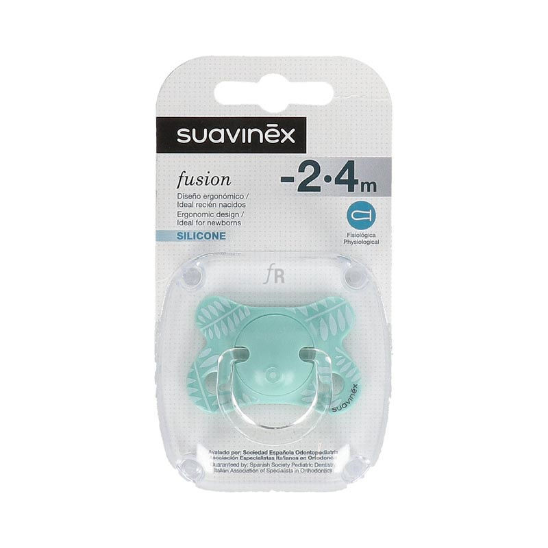 Chupete Suavinex Fusion Silicona Fisio 2-4 1 Un