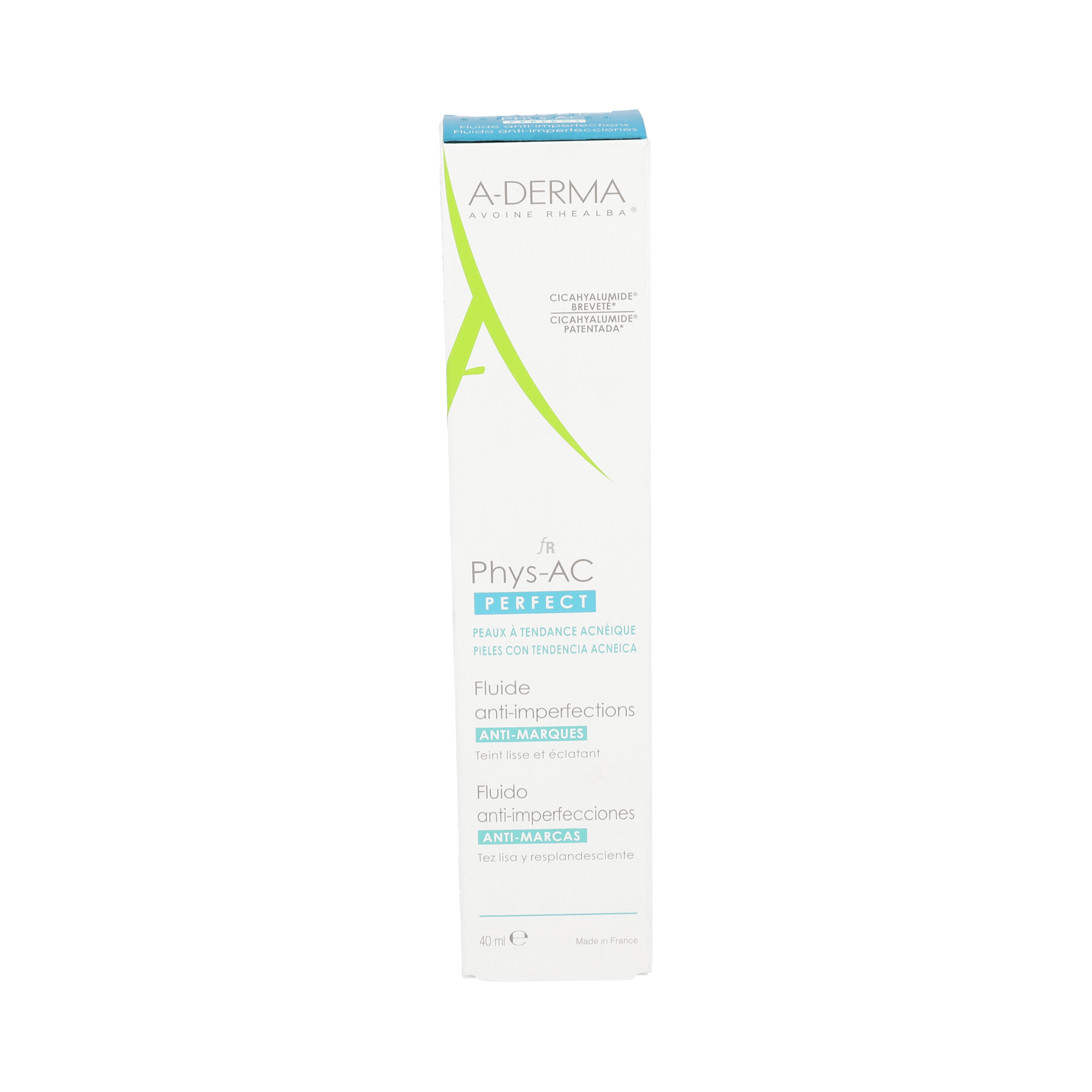 A-Derma Phys-Ac Perfect Fluido Anti-Imper Antimarcas 40 Ml