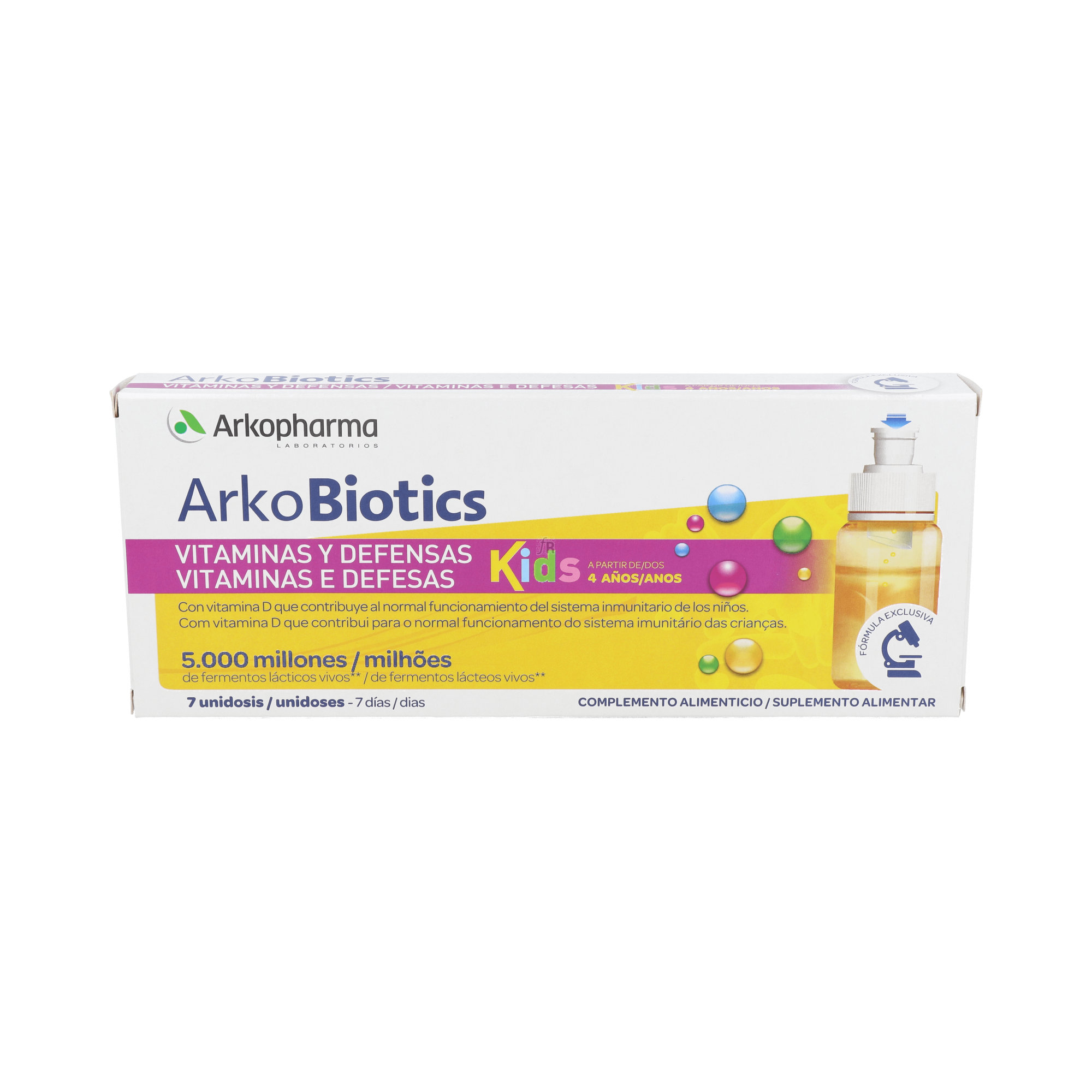 Arkobiotics Vit Defensas Niños 7 Dosis