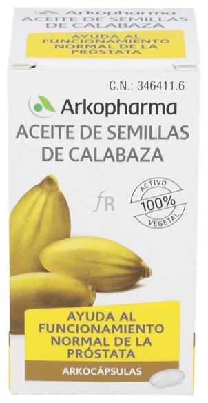 Arkocápsulas Aceite de Semillas de Calabaza 50 Cápsulas