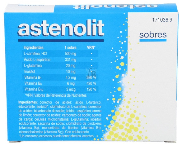 Astenolit 12 Sobres Granulado 3 G - Nycomed