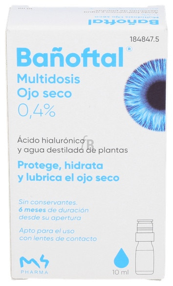 Bañoftal Multidosis Ojo Seco 0,4% 10 Ml - Farmacia Ribera Bañoftal Multidosis Ojo Seco 0,4% 10 Ml - Farmacia Ribera
