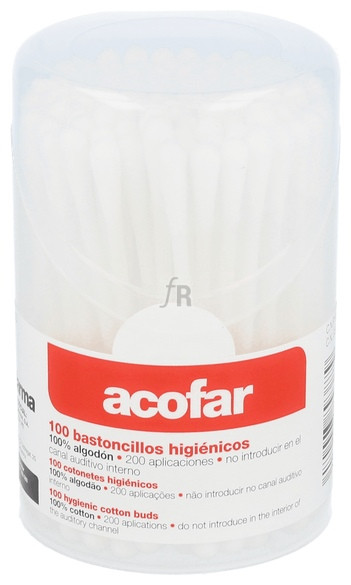 Bastoncillos Acofar Baby  Algodon 100 U - Varios