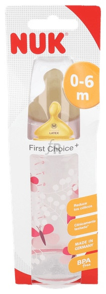 Biberon Pc Latex First Choice Nuk Leche T-1 M 30 - Roche Biberon Pc Latex First Choice Nuk Leche T-1 M 30 - Roche