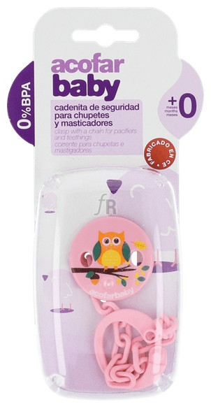 Cadena Chupete Acofarbaby Osito - Farmacia Ribera