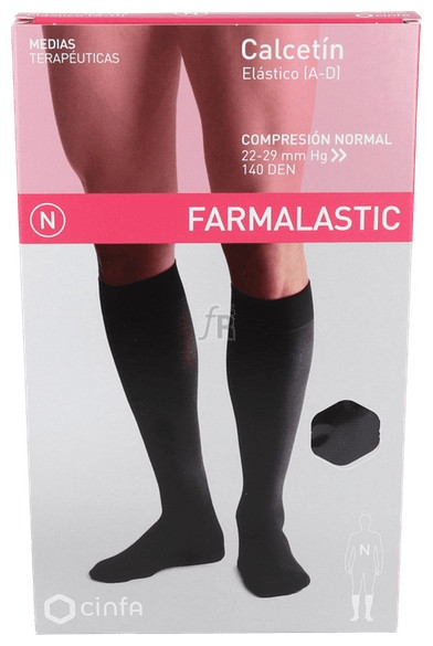 Calcetin Farmalastic Negro T- Med - Cinfa Calcetin Farmalastic Negro T- Med - Cinfa