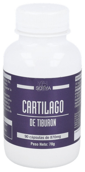 Cartilago De Tiburon 741Mg. 90 Cap.  - Sotya