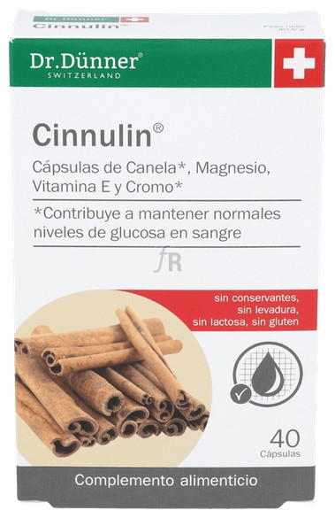 Cinnulin 40 Caps Dr Dunner - Salus