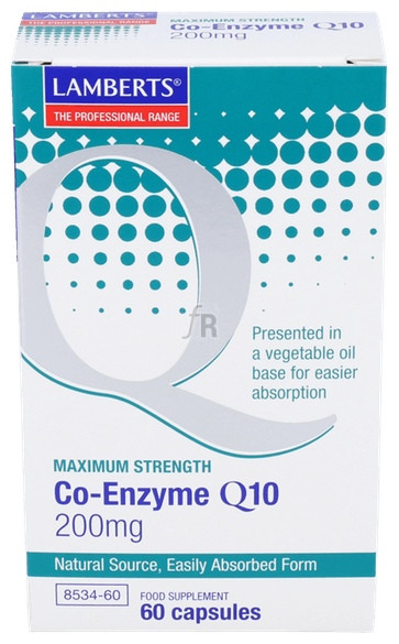 Coenzyma Q10 200Mg 60Capsulas Lamberts