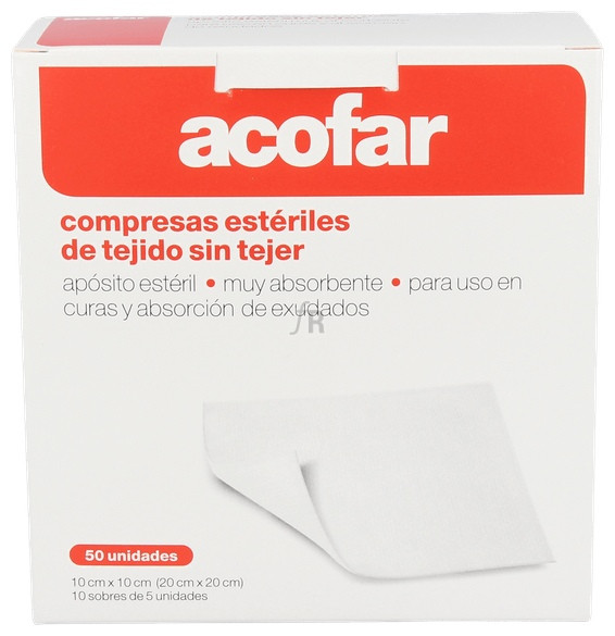 Compresa Acofar Sin Tejer 10X10 50Unidades - Varios