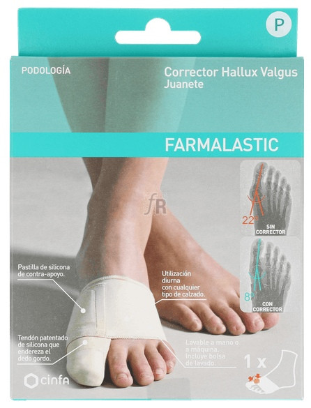 Corrector Juanetes  Farmalastic T Pequeña