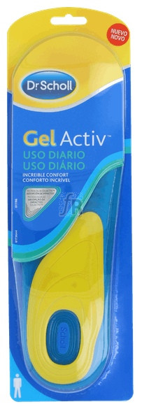 Dr. Scholl Plantillas Gel Activ Uso Diario Hombre