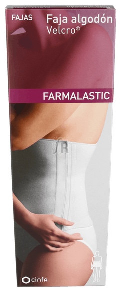 Faja Farmalastic Velcro Blanca T1 - Cinfa