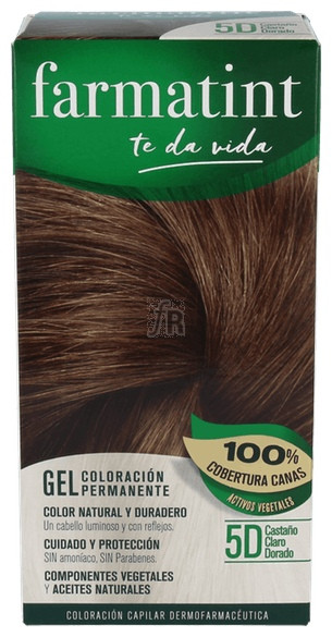Farmatint 5D Castaño Claro Dorado - Varios