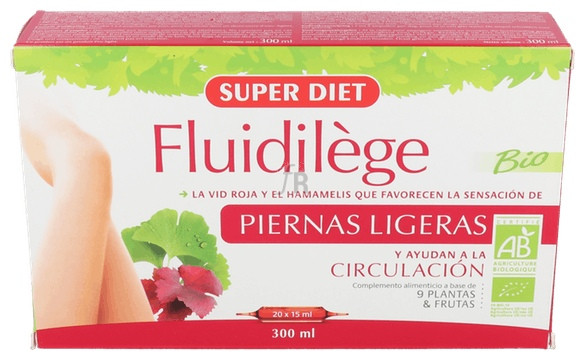 Fluidilege 20 Ampollas Super Diet