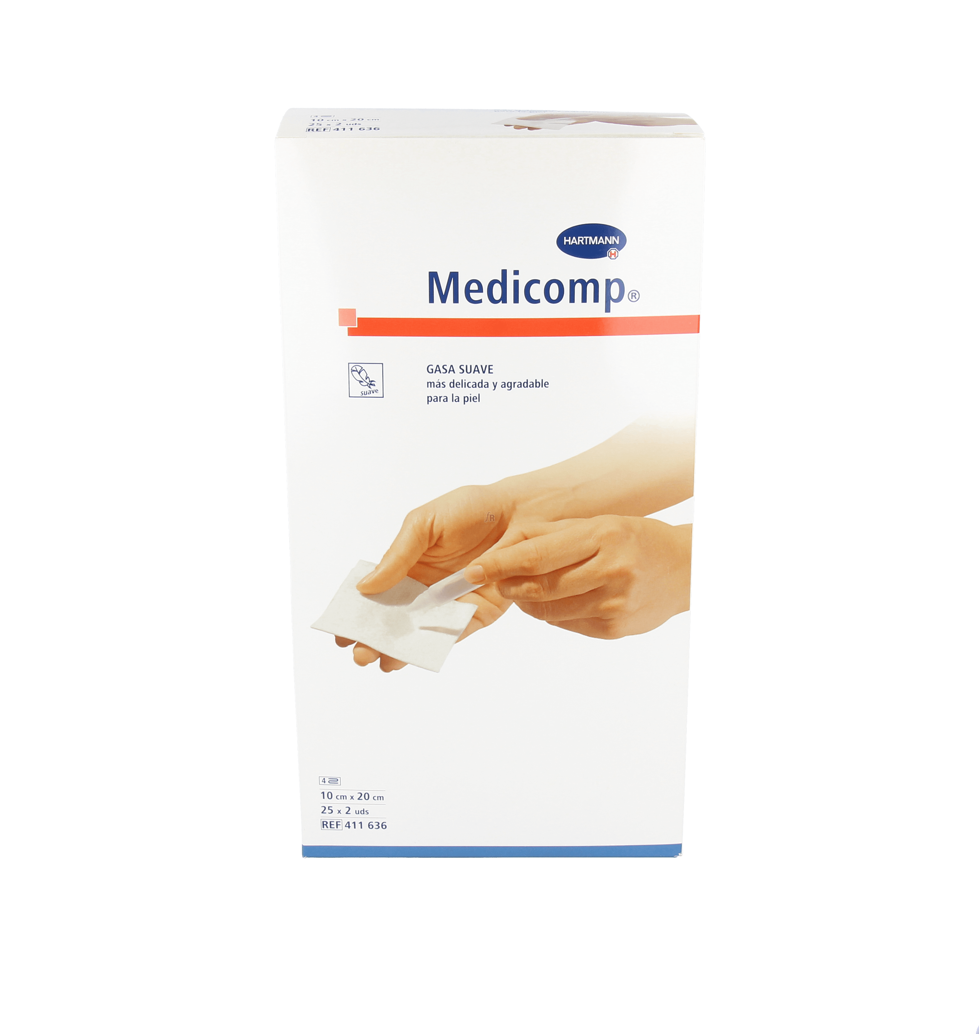 Gasa Medicomp-Nwe 10X20Cm(S-2U) 25U