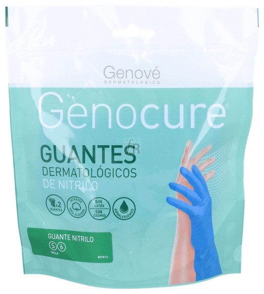 Guante Dermatologico Genove Vinilo T-S