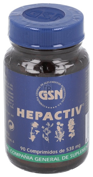 Hepactiv 90 Comprimidos 400Mg.