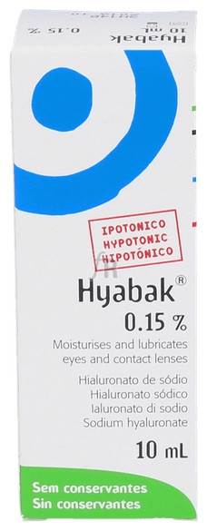 Hyabak  Sol.10 Ml