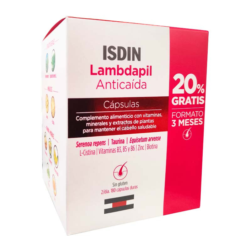 Lambdapil Anticaida Caps 180 - Isdin