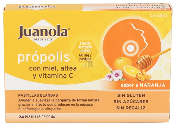 Juanola Prop Miel Vit C + Altea 24 Pastillas