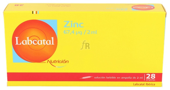 Labcatal 18 Zinc 28 Ampollas