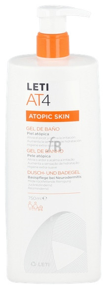 Leti At-4 Gel Baño Dermograso 250 Ml - Oenobiol