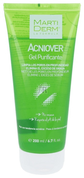 Martiderm Acniover Gel Purificante 200 Ml - Farmacia Ribera