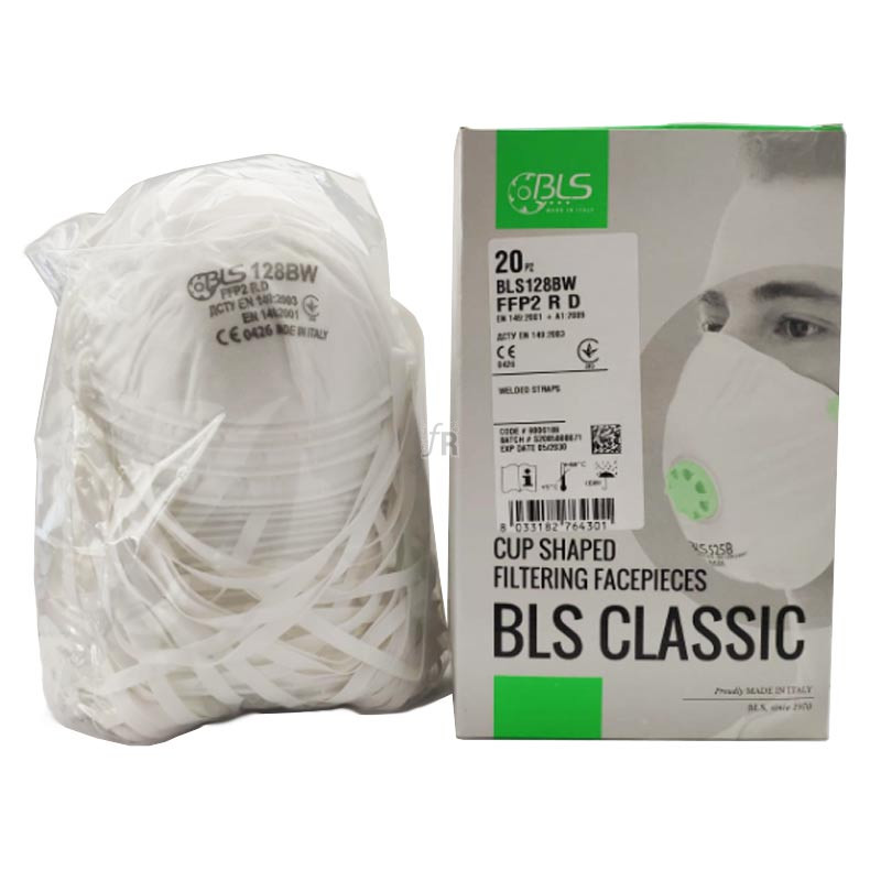 Mascarilla Desechable FFP2 128B BLS 20 Unidades