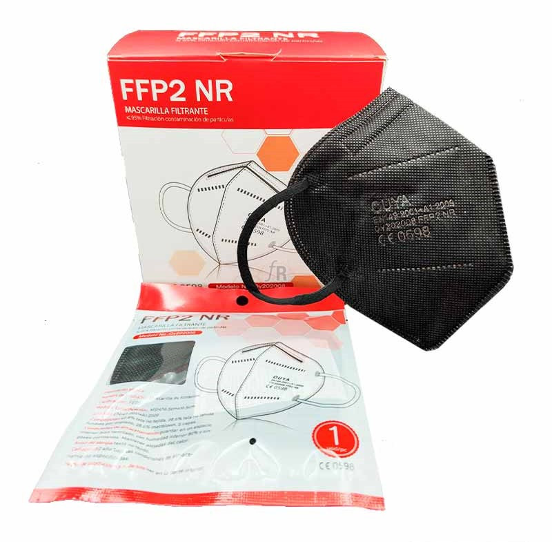 Mascarilla FFP2 NR Negra 20 Unidades