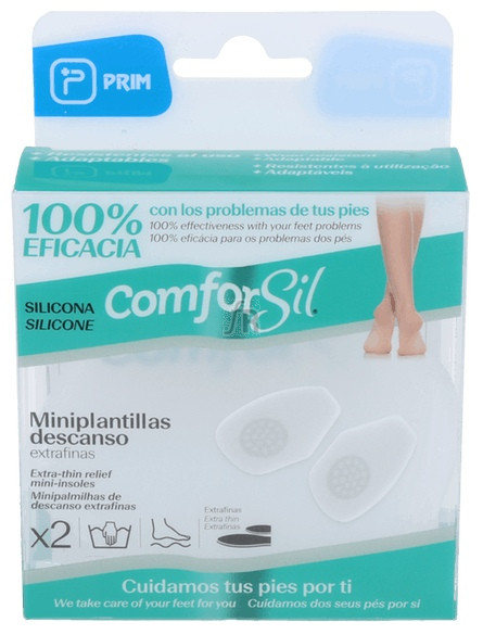 Miniplantillas Extrafinas Comforsil (Translucidas)2 Unidades - Varios