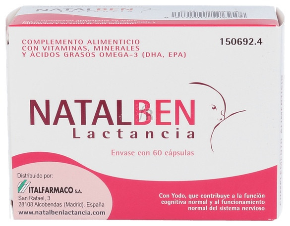 Natalben Lactancia 60 Caps