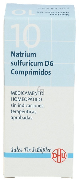 Natrium Sulfuricum Nº10 D6 80 Comprimidos Dhu