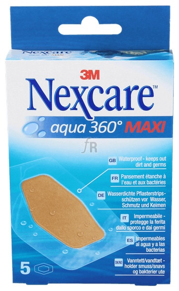 Nexcare Aqua 360¦ Aposito Maxi 10X6Mm 5 Und - Varios