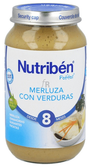 Nutriben 250 Merluza Verduras - Alter Fcia