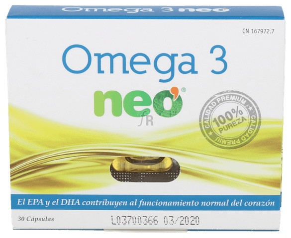 Omega 3 Neo De 596 Mg 30 Cápsulas - Farmacia Ribera
