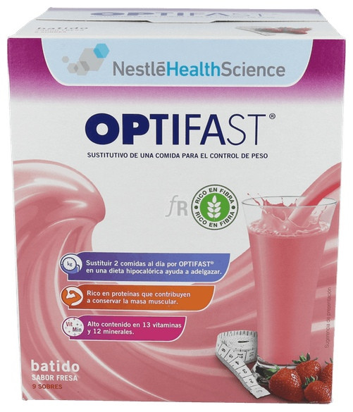 Optifast Fresa 9 Sobres - Novartis