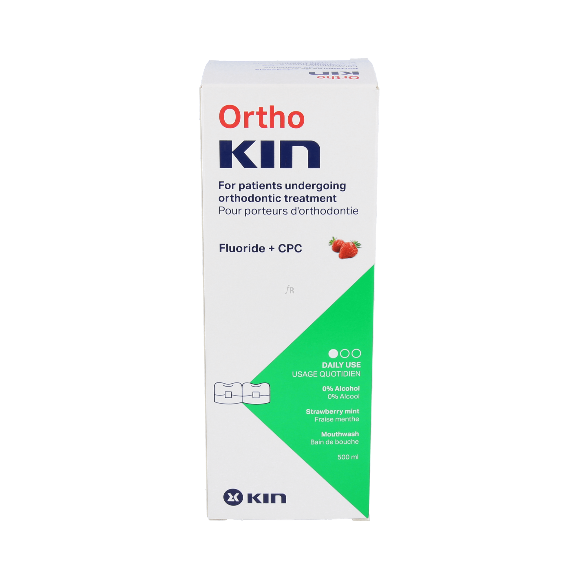 Ortho Kin Fresa Mentol Enjuague500