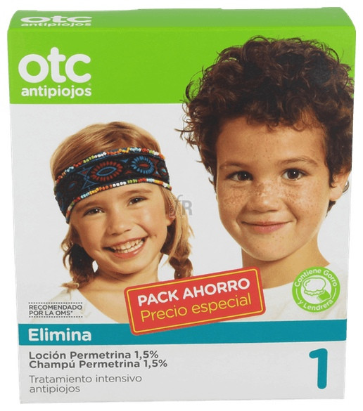 Pack Otc Antipiojos Locion + Champu