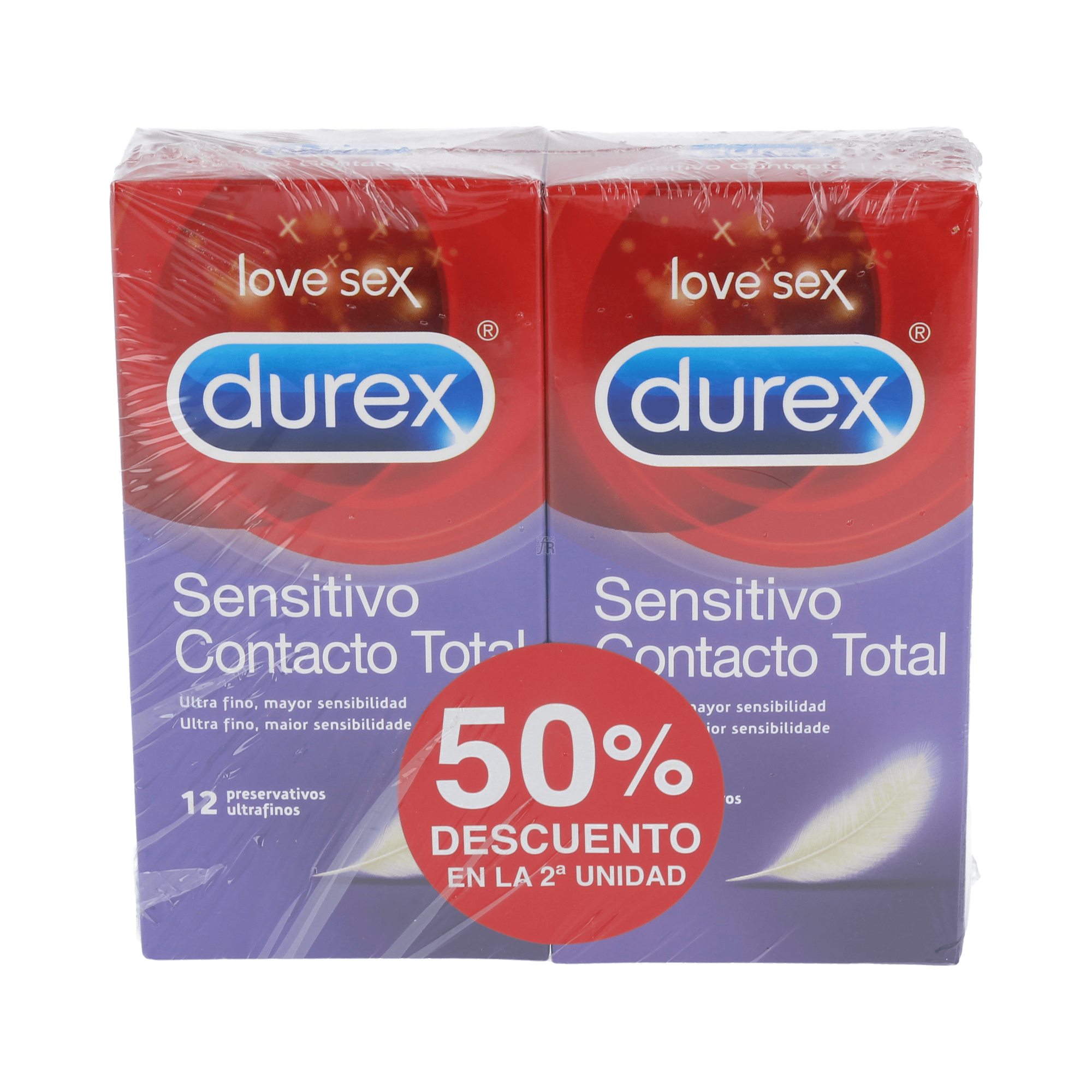 Profilactico Durex Duplo Se Cont Total 12 U