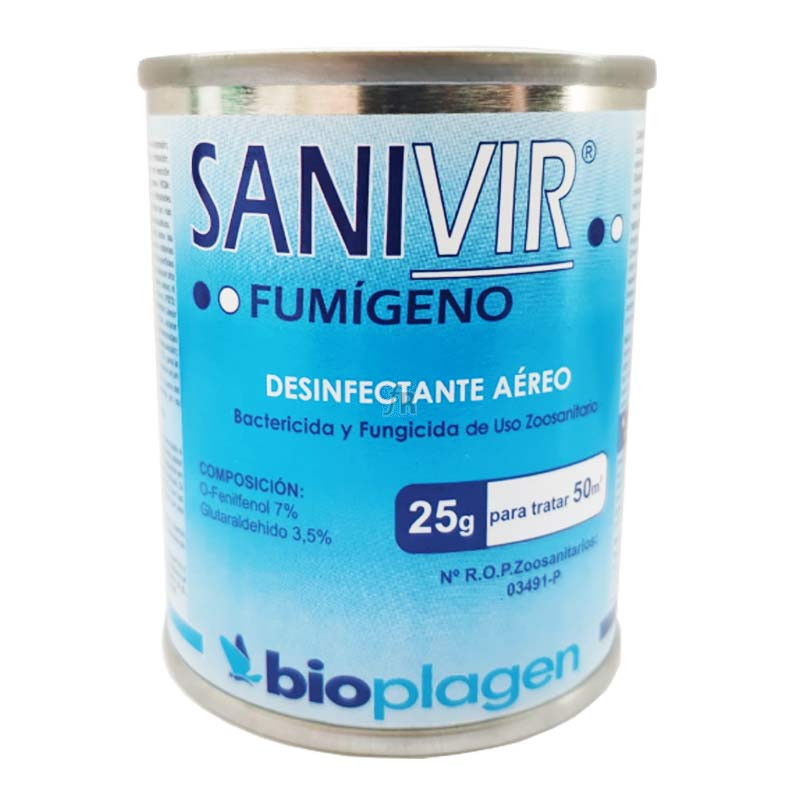 Sanivir Fumígeno Desinfectante Aéreo 25Gr.