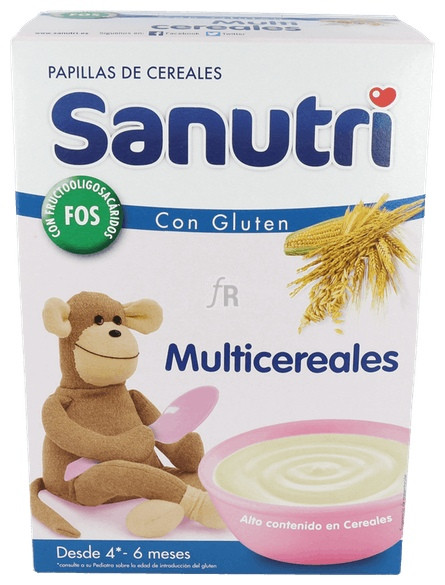 Sanutri Papilla Multicereales Bifidus 600 Gr - Nutrition Sante Iberica