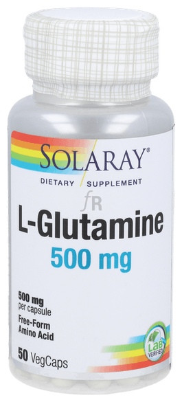 Solaray L-Glutamina 500Mg 50 Cápsulas