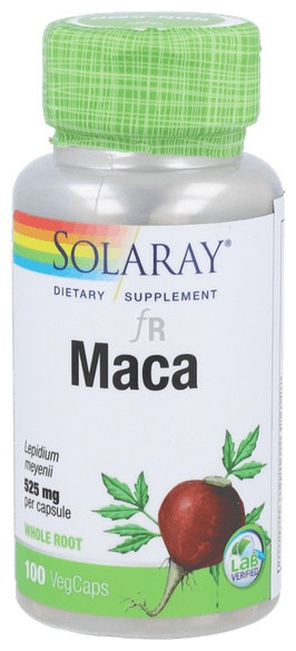 Solaray Maca 525 Mg 100 Cápsulas 